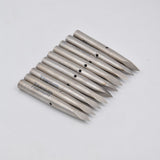 Titanium Slip Tips with cutted 3 sides sharp end