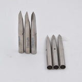 Titanium Slip Tips with cutted 3 sides sharp end