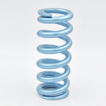 500lbs x 2.5 Titanium Spring for Fox DHX2 and Van RC Shocks with light Blue and Oil Slick Color