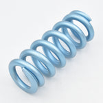 500lbs x 2.5 Titanium Spring for Fox DHX2 and Van RC Shocks with light Blue and Oil Slick Color